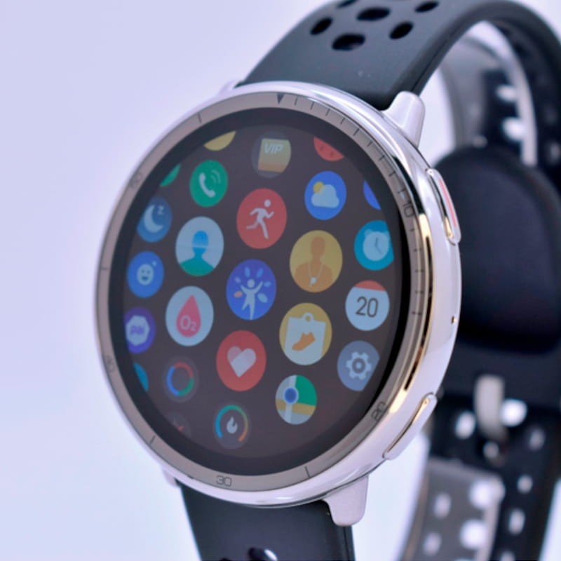 Foto delantera lado derecho del Amazfit Active 2 Correa Silicona Negro  - Reloj Inteligente con GPS