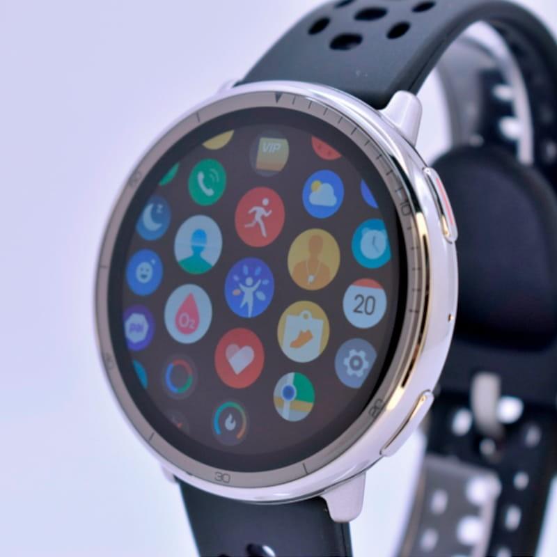 Foto delantera lado derecho del Amazfit Active 2 Correa Silicona Negro  - Reloj Inteligente con GPS