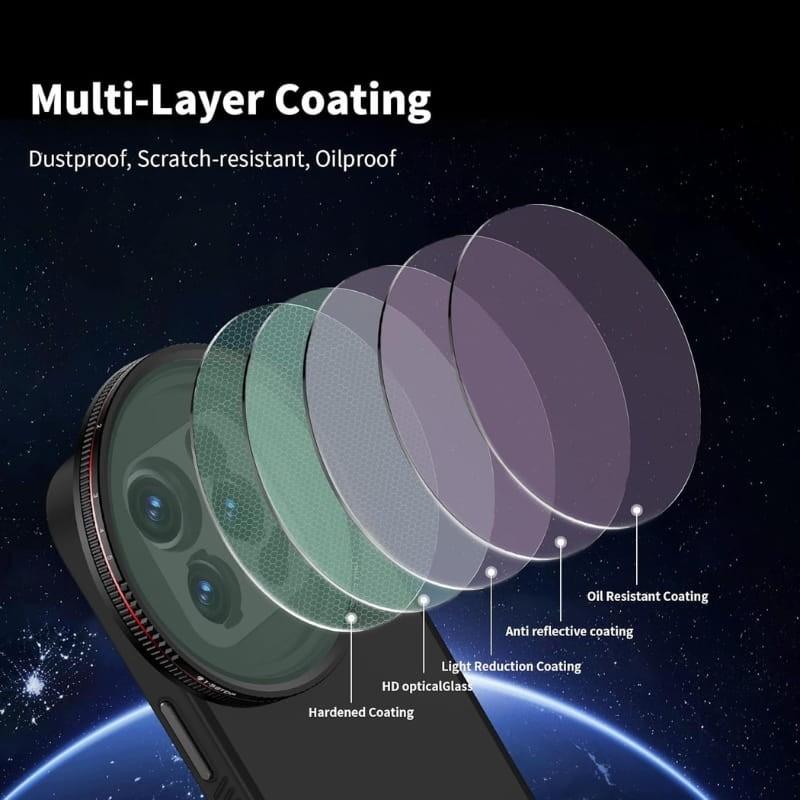 Freewell Serie Sherpa VND 1-5 - Filtro VND para iPhone - diseño resistente