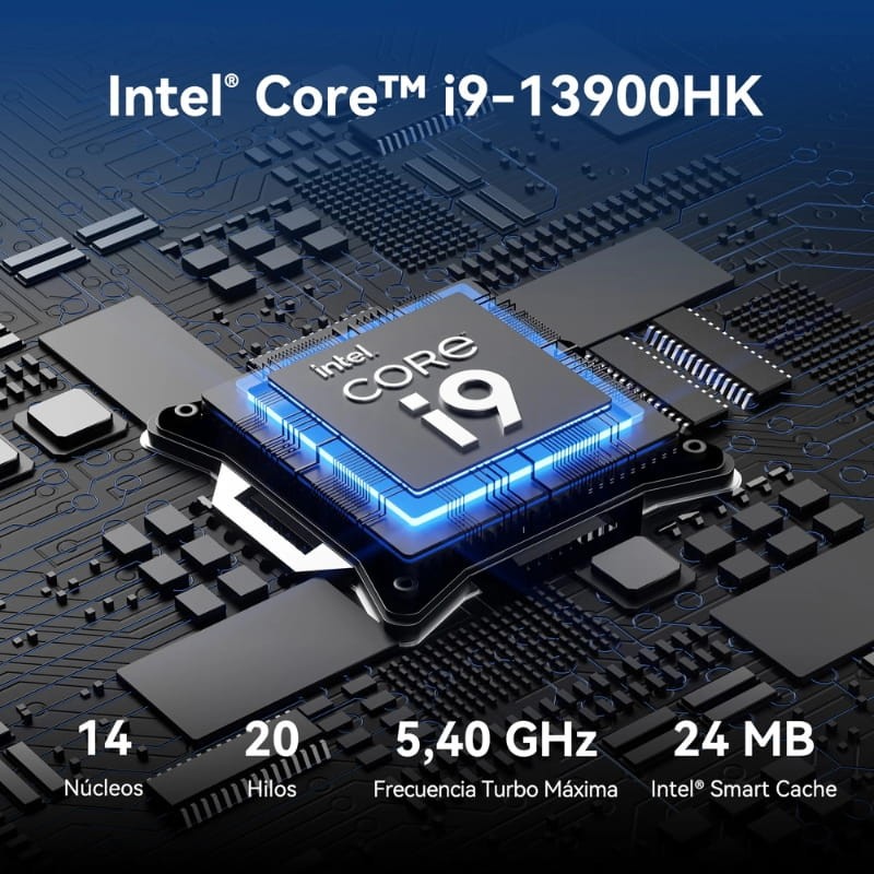 GEEKOM IT13 2025 Edition Intel Core i9-13900HK/32GB/1TB Win 11 Pro - procesador Intel