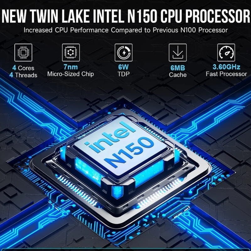 GMKtec NucBox G9 - caractéristiques du processeur