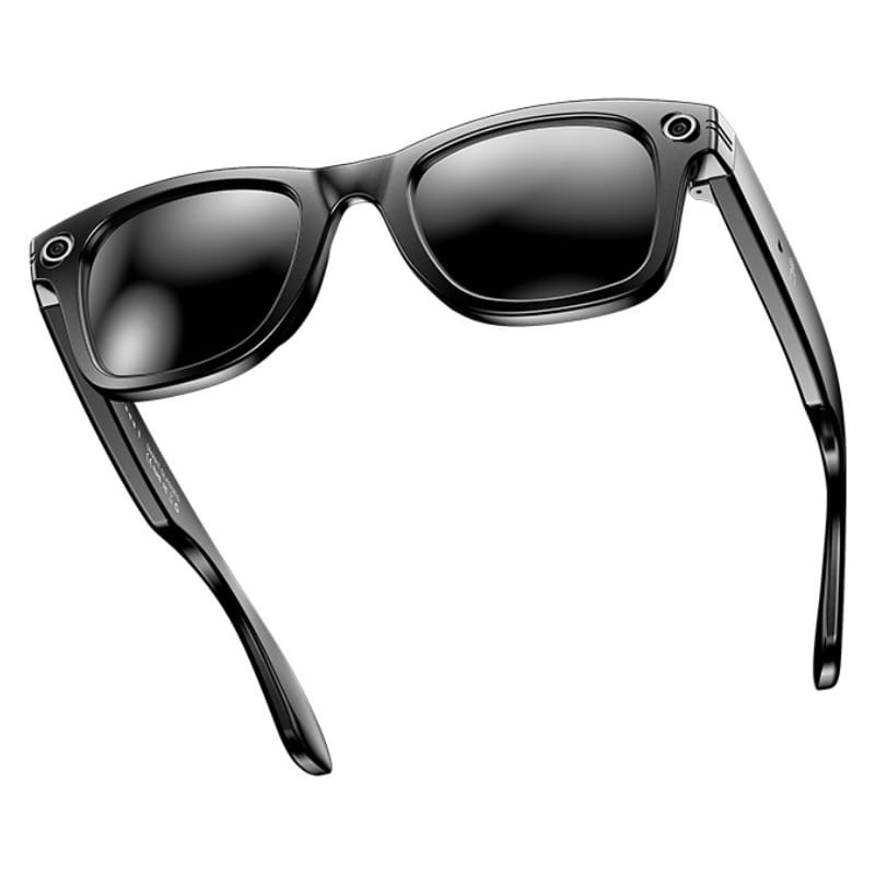Gafas inteligentes W600 con Cámara IP65 Negro - vista a 45 grados