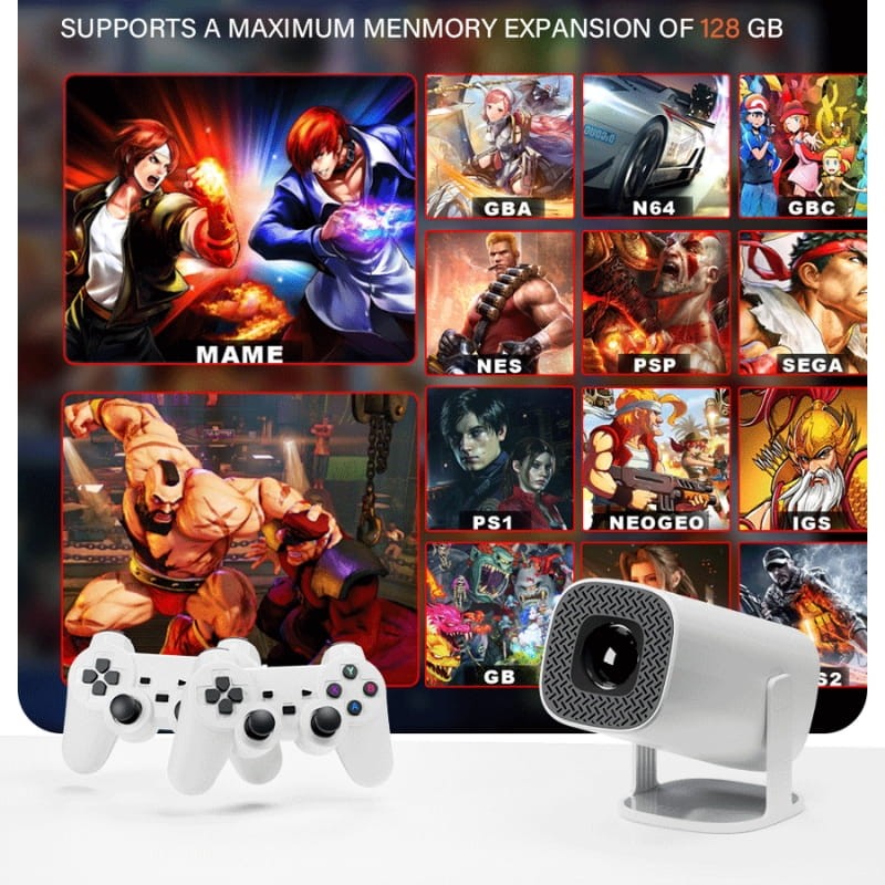 Game Projector P30 Max - emuladores compatibles
