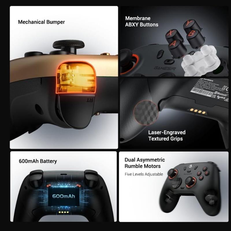 GameSir Nova 2 Lite Edição Campeão Dourado - caraterísticas principais