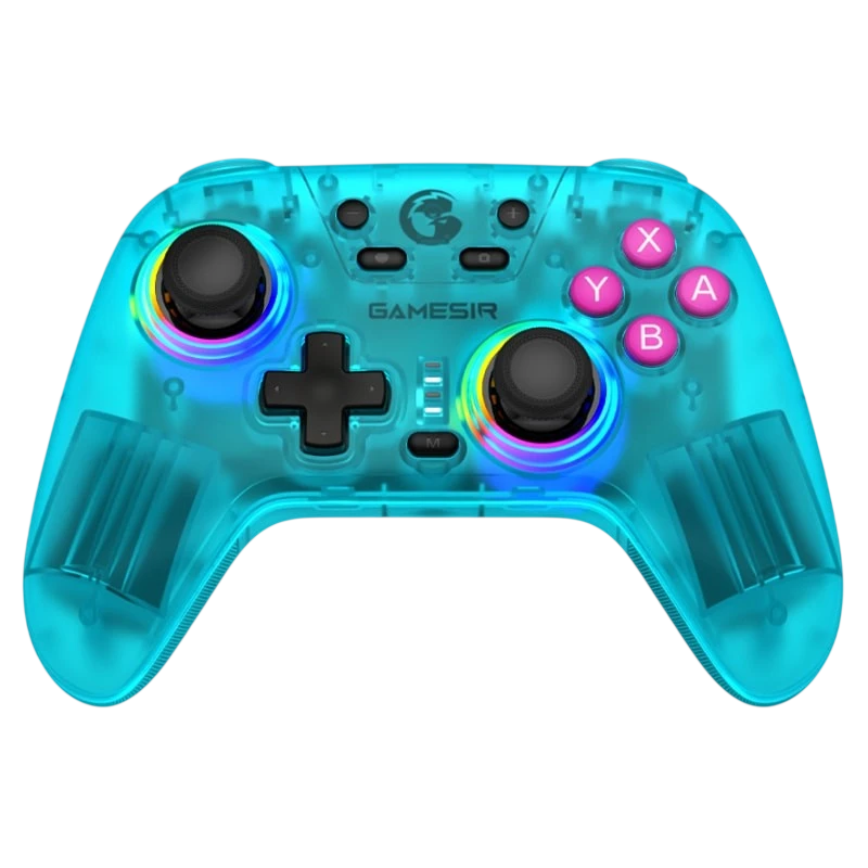 Manette GameSir T4n Nova Bleu Néon - Pour Nintendo Switch/PC/Smartphone/Tablette/iOS/Android TV Box