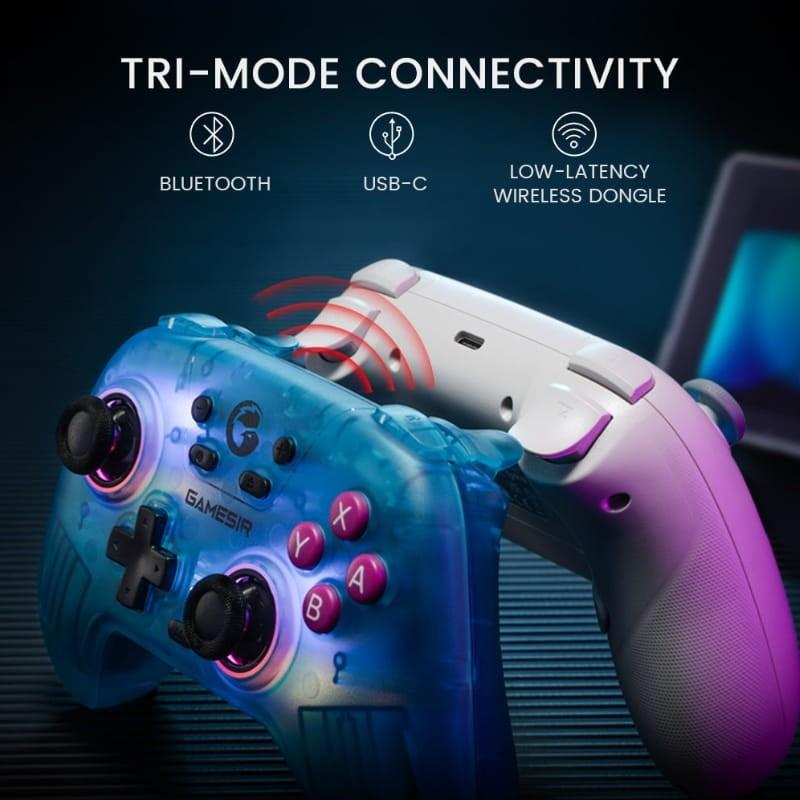 GameSir T4n Nova Blanc - connectivité polyvalente