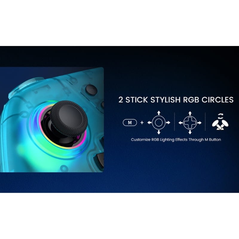 GameSir T4n Nova Blanc - Éclairage RVB