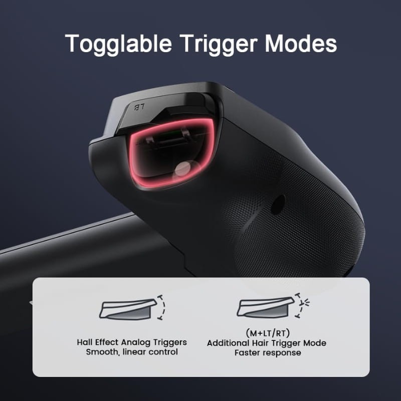 Comando GameSir X5S Preto - gatilhos ajustáveis