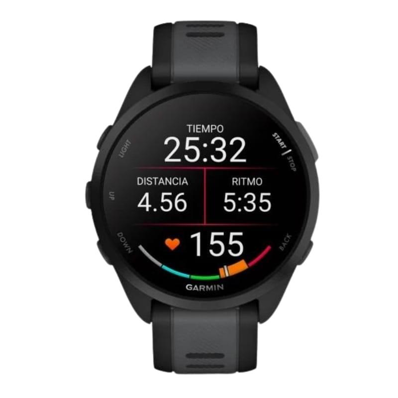 Garmin Forerunner 165 Music Noir - vue de face