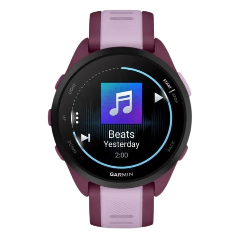 Garmin Forerunner 165 Music Púrpura - reproductor de música