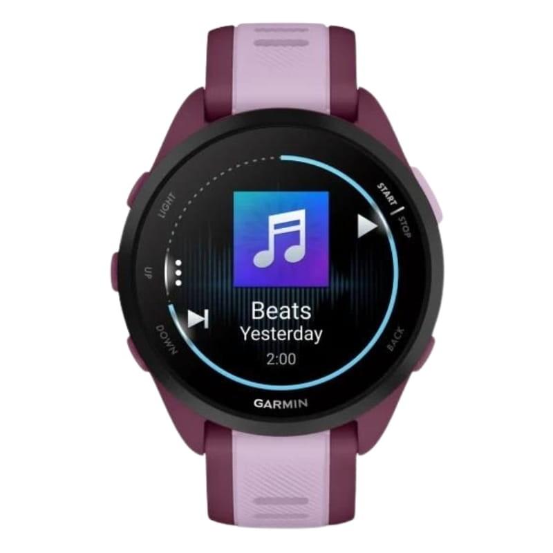 Garmin Forerunner 165 Music Púrpura - reproductor de música