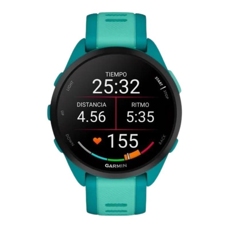 Garmin Forerunner 165 Music Turquesa - vista frontal