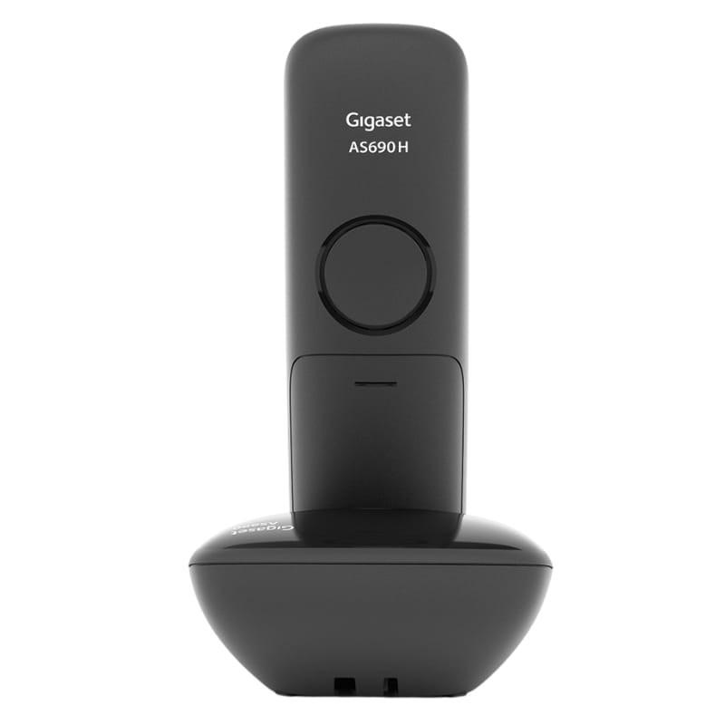 Gigaset AS690 Teléfono DECT/analógico Negro - vista trasera