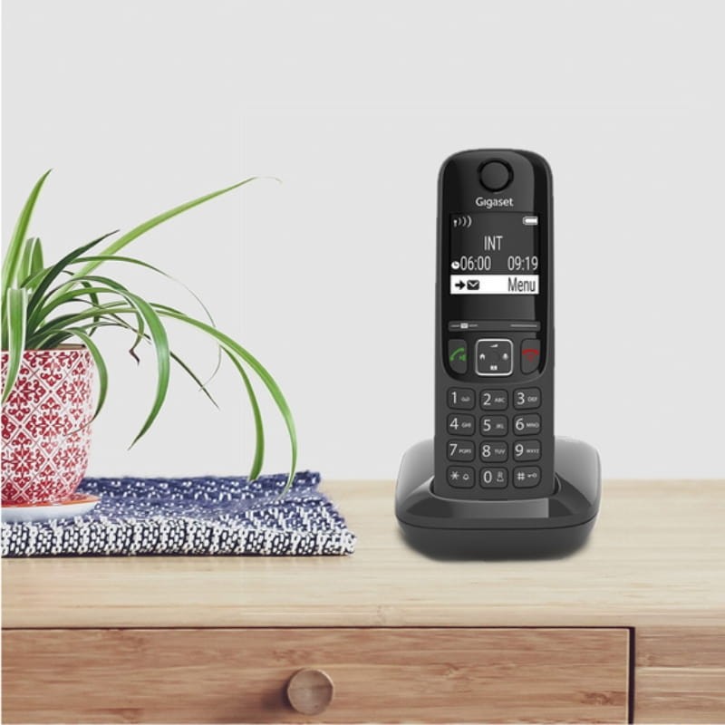 Gigaset AS690 Teléfono DECT/analógico Negro - sistema inalámbrico