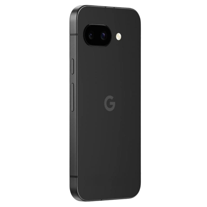 Google Pixel 9a 5G 8GB/128GB Obsidiana - vista trasera a 45 grados