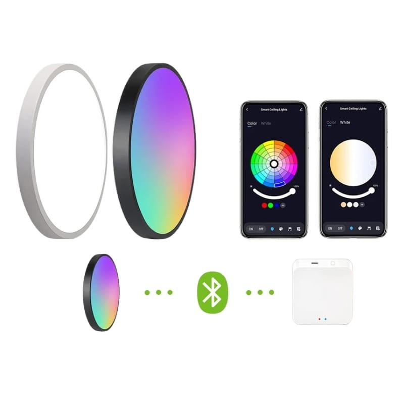 Gosund LB13 300mm RGB Bluetooth Branco - Luz de teto inteligente - Conectividade Bluetooth