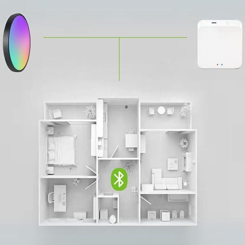 Gosund LB13 300mm RGB Bluetooth Branco - Luz de teto inteligente - emparelhamento de hub