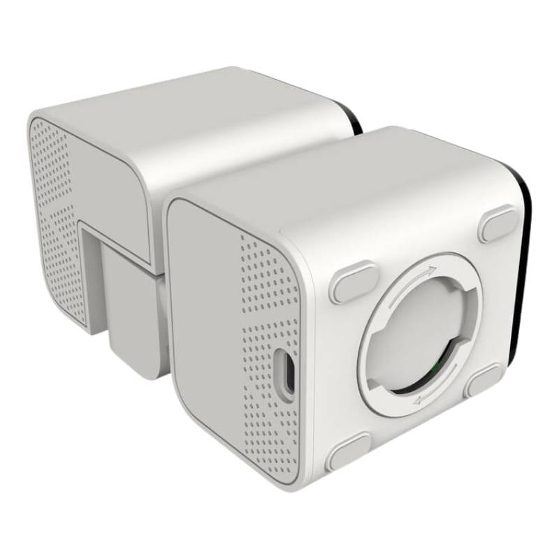 Gosund PC12 Lente Dual 4MP WiFi Blanco - Cámara de Seguridad - vista trasera a 45 grados
