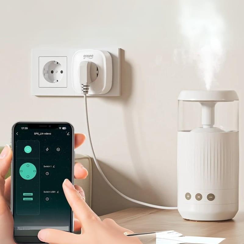 Gosund SP6 20W WiFi/Bluetooth 16A Blanco - Enchufe Inteligente - aplicación compatible