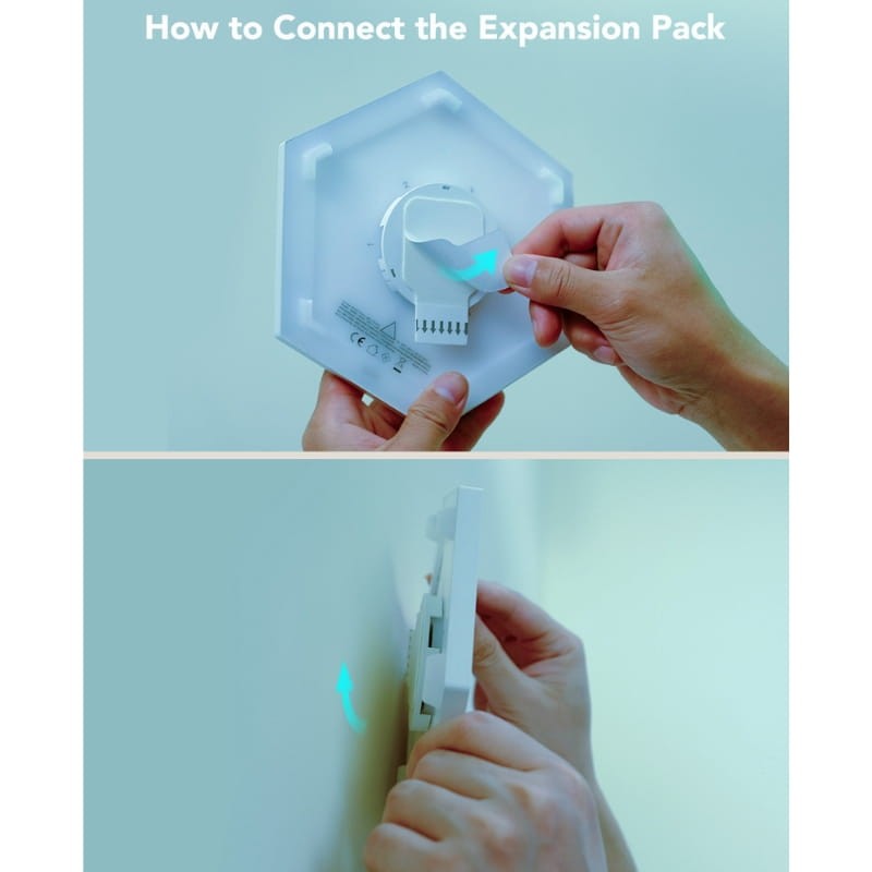 Govee Glide Hexa - Paneles LED Inteligentes - instalación sencilla