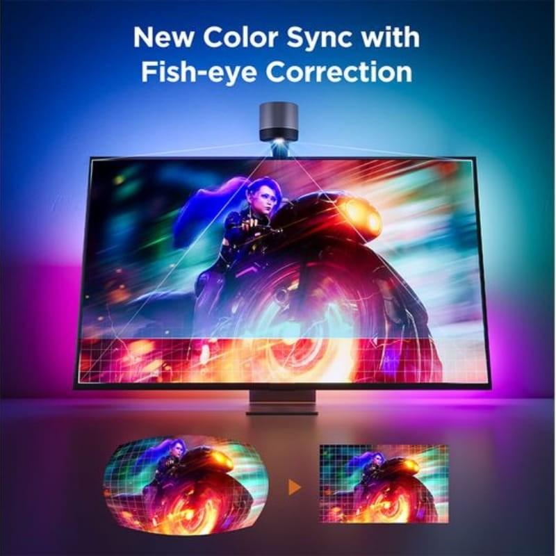 Govee H6098 Envisual TV Backlight Edición Netflix - sincronización fish-eye