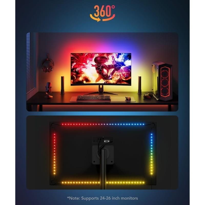 Govee H6608 PC Monitor Pro Kit - Tira LED + Barra de Luz LED - monitores compatibles