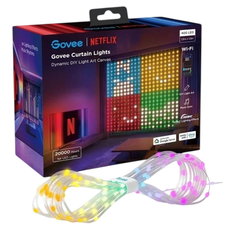 Govee H70BC Edición Netflix - Cortina LED Inteligente