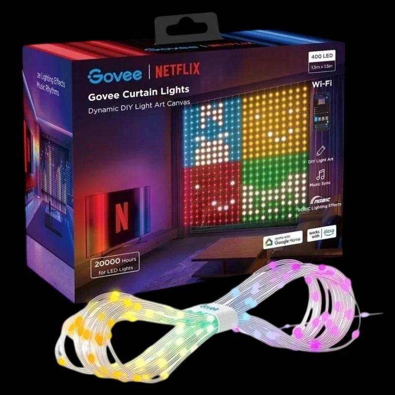 Govee H70BC Edición Netflix - Cortina LED Inteligente