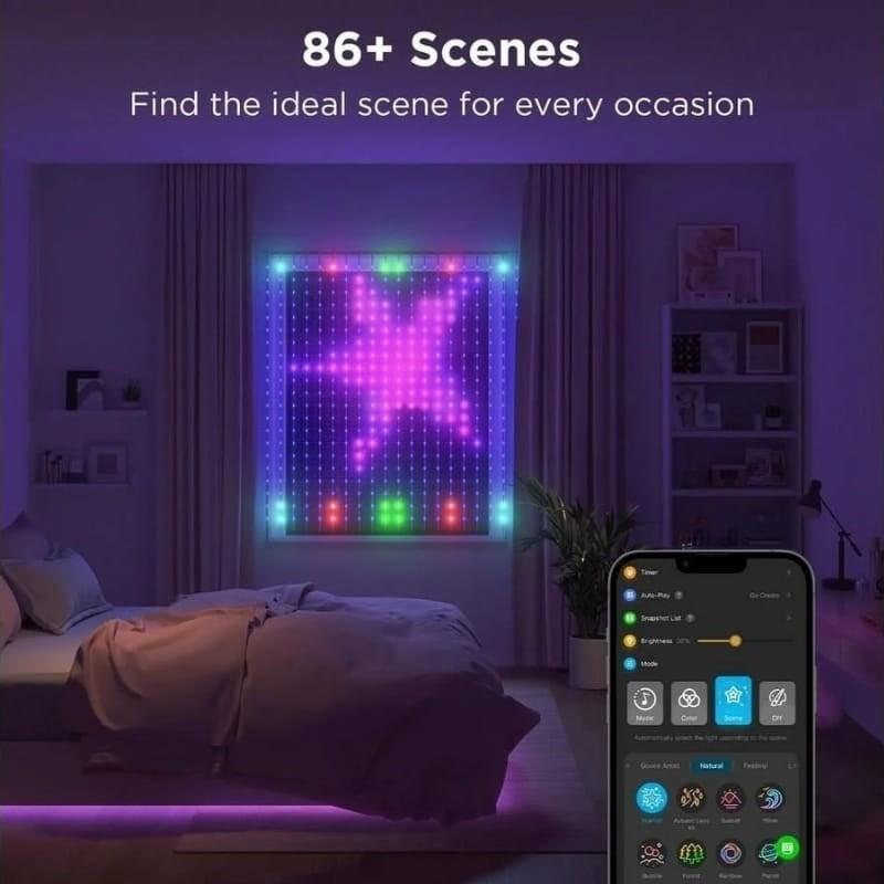 Govee H70BC Edición Netflix - Cortina LED Inteligente - escenas