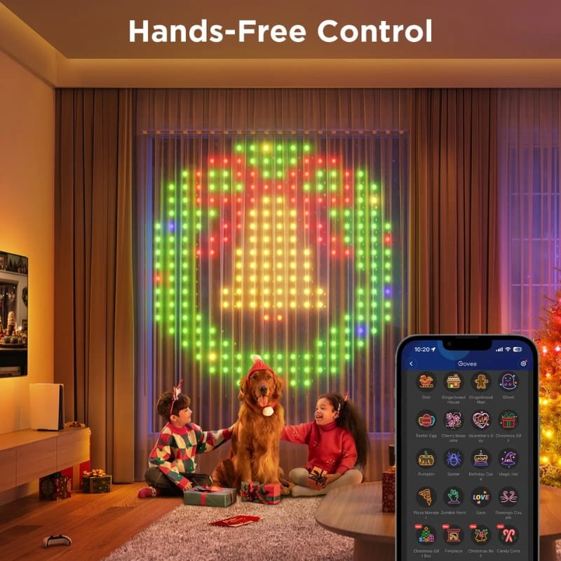 Govee H70BC Edición Netflix - Cortina LED Inteligente - control a distancia