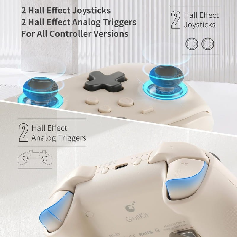 Gulikit KK3 Pro NS38 Gris - efecto Hall