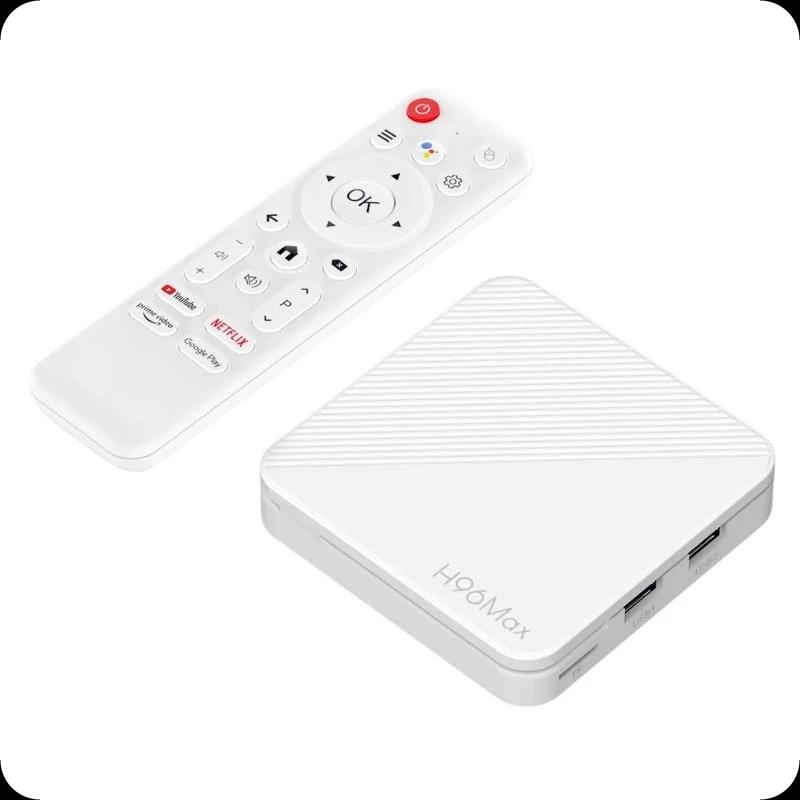 H96 Max H313 4K 2Go/16Go Android 14 Blanc - Android TV