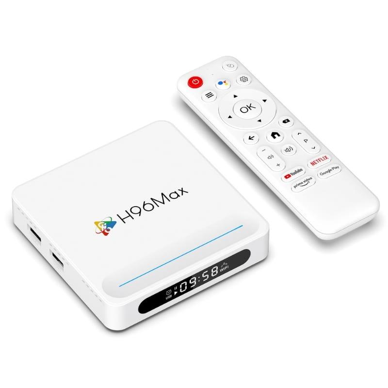 H96 Max H618 Plus 2Go/16Go 8K WiFi6 Android 14 - Vue à 45 degrés