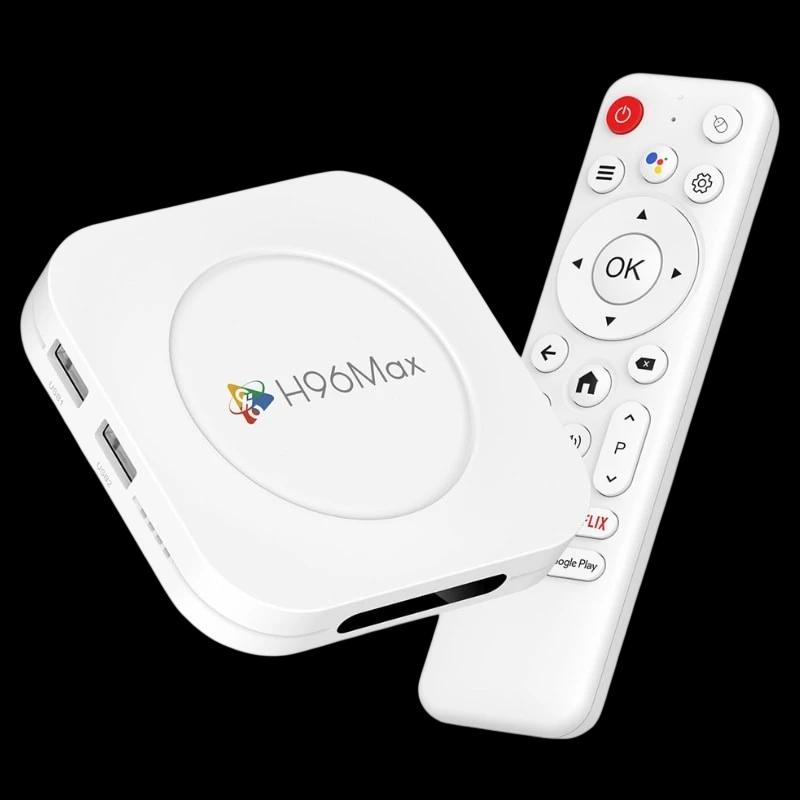H96 Max M1 Plus 4GB/128GB 8K WiFi6 Android 14 Branco