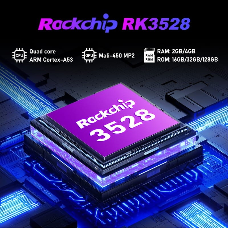 H96 Max M1 Plus 4GB/128GB 8K WiFi6 Android 14 Branco - Processador Rockchip