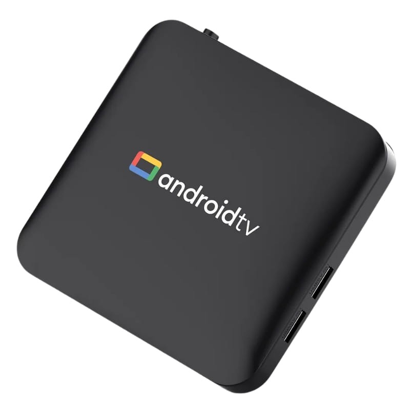 H96 Max S905L3 2GB/8GB 4K WiFi Dual Band Android 14 Preto - vista a 45 graus