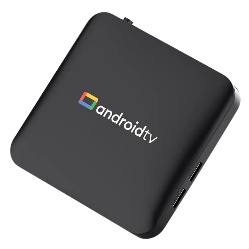 H96 Max S905L3 2GB/8GB 4K WiFi Dual Band Android 14 Preto - vista a 45 graus