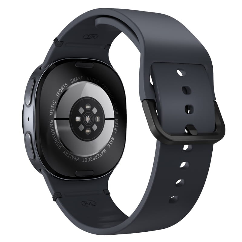 HD8 Mini Noir - Montre intelligente - vue arrière