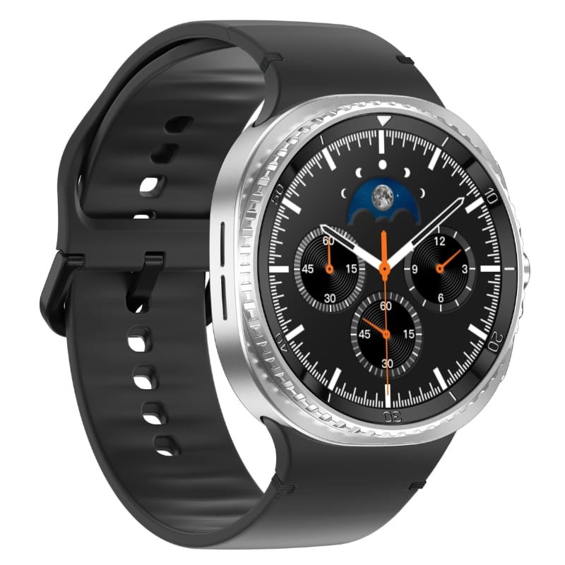 HD8C Noir - Montre intelligente - vue à 45 degrés