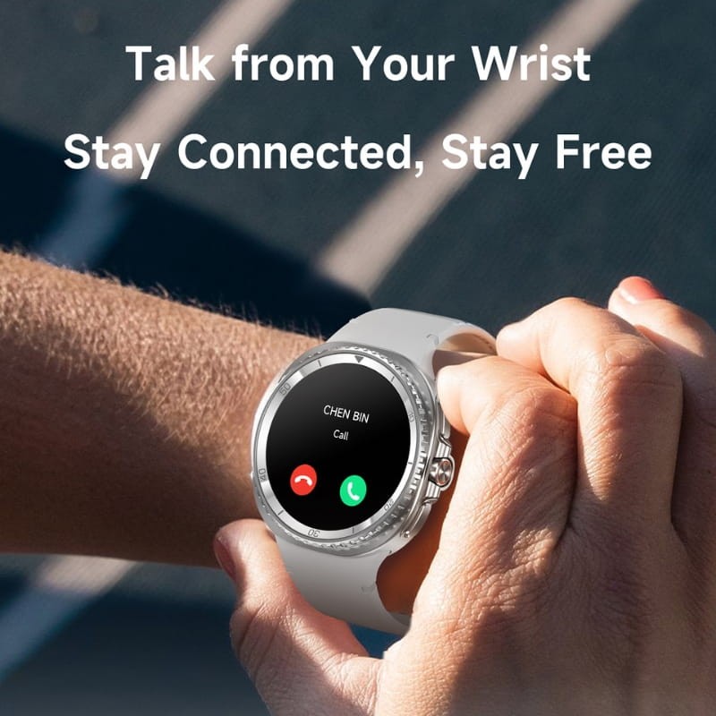 HD8C Blanc - Montre intelligente - appels Bluetooth