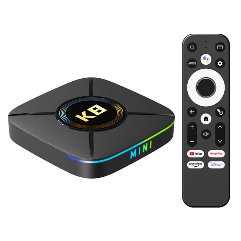 HK1 RBOX K8 MINI 2Go/32Go Android 14 - vue à 45 degrés