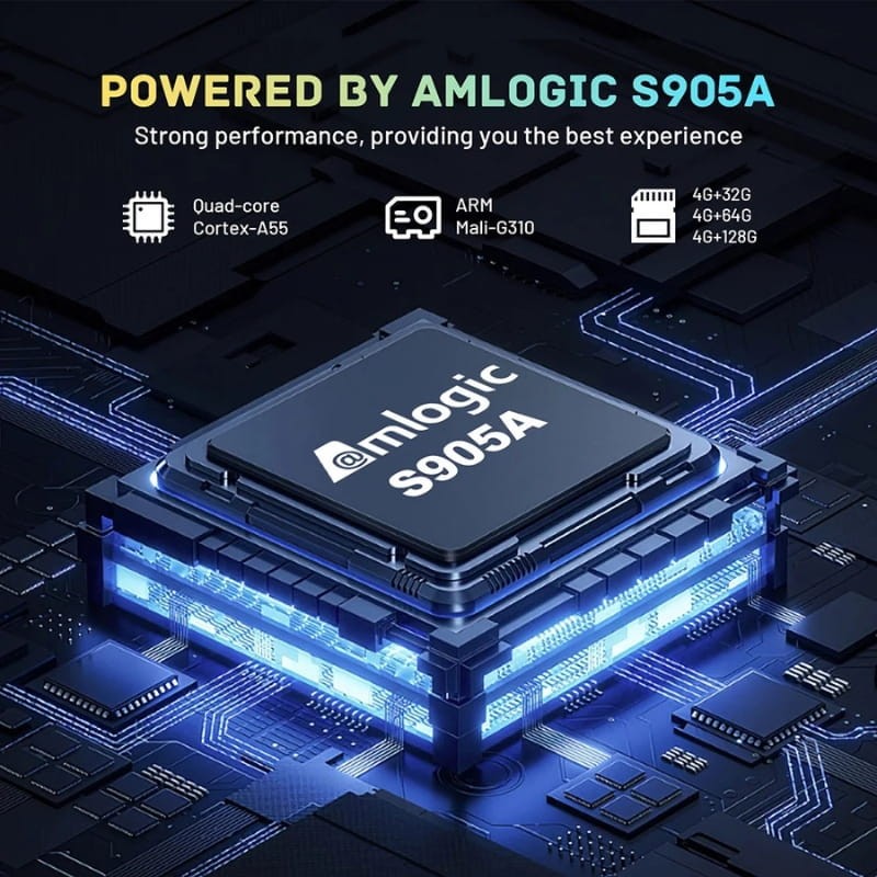 HK1 RBOX X50 S905X5M 4Go/64Go Android 14 - processeur intégré