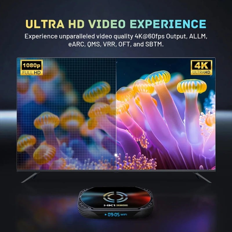 HK1 RBOX X50 S905X5M 4Go/64Go Android 14 - Résolution 4K