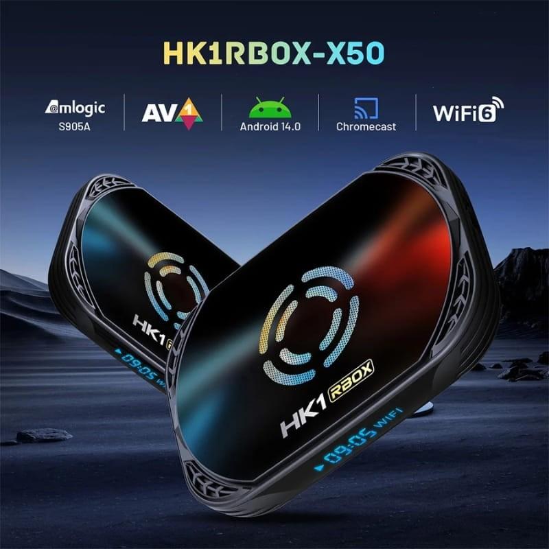 HK1 RBOX X50 S905X5M 4Go/64Go Android 14 - principales caractéristiques