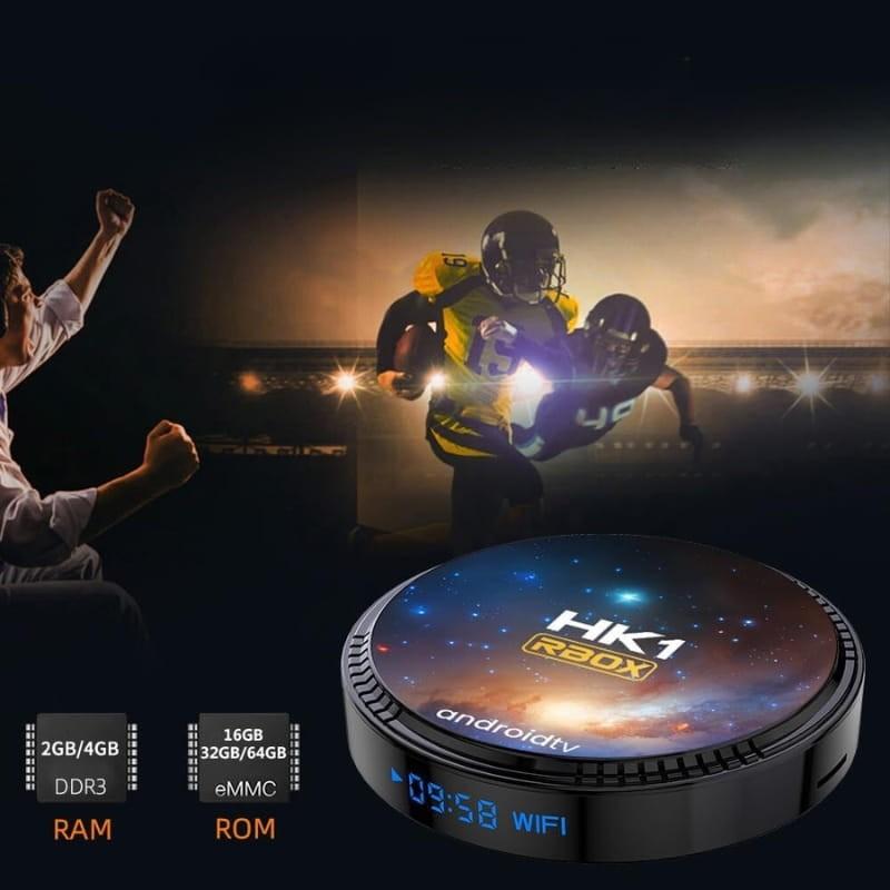 HK1 Rbox W2T S905W2 4Go/64Go Android 11 Noir - Android TV - capacité de mémoire