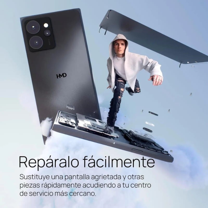 HMD Skyline 5G 12GB/256GB Azul - función de reparación