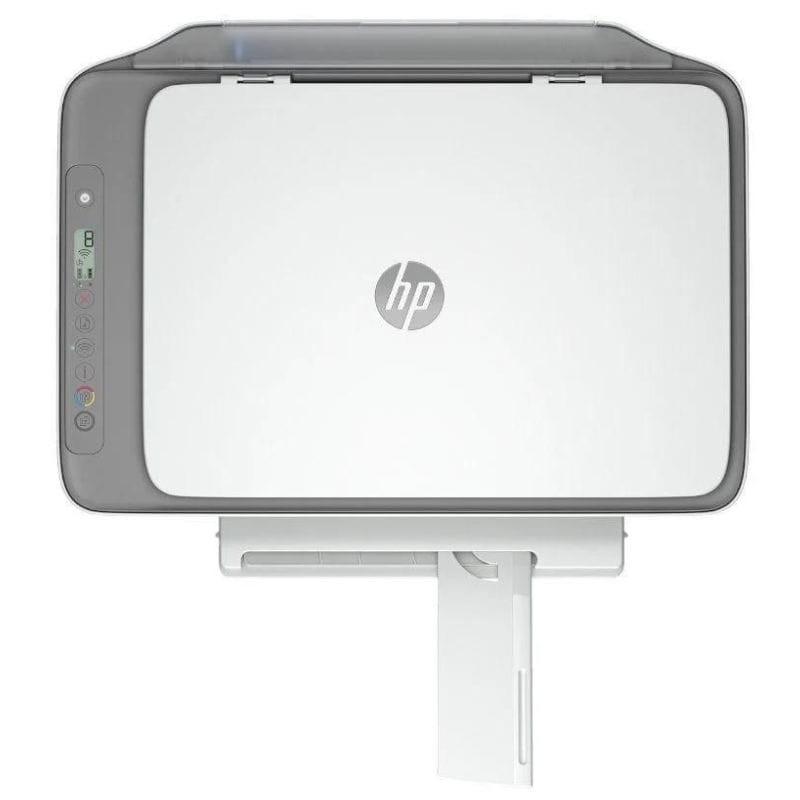 HP Deskjet 2820e Ink Colour WiFi Blanc - Imprimante à jet d'encre - vue du dessus