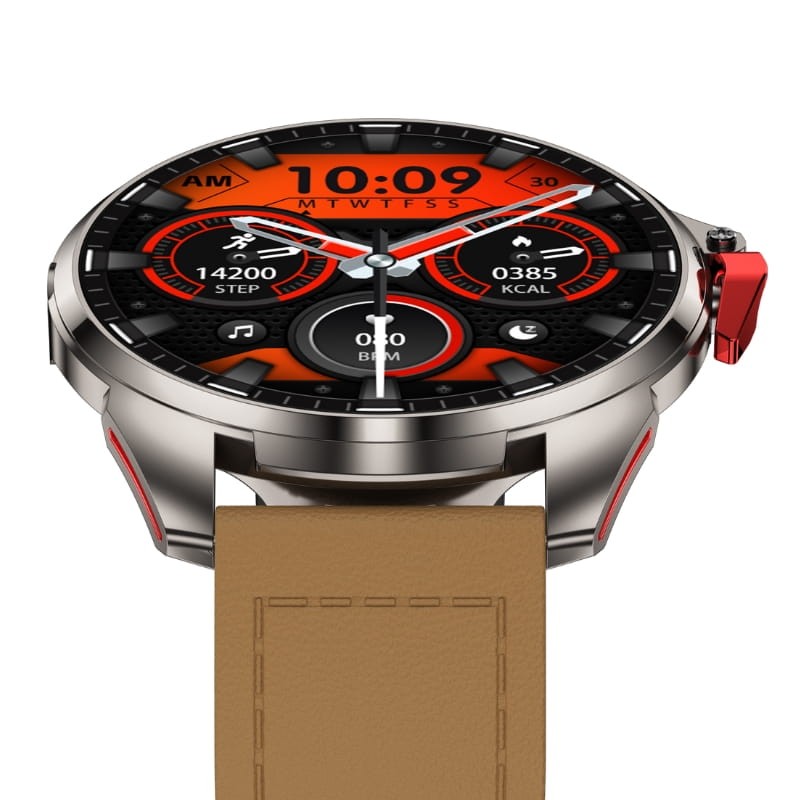 HX-No.1 Marron - Montre intelligente - vue inférieure