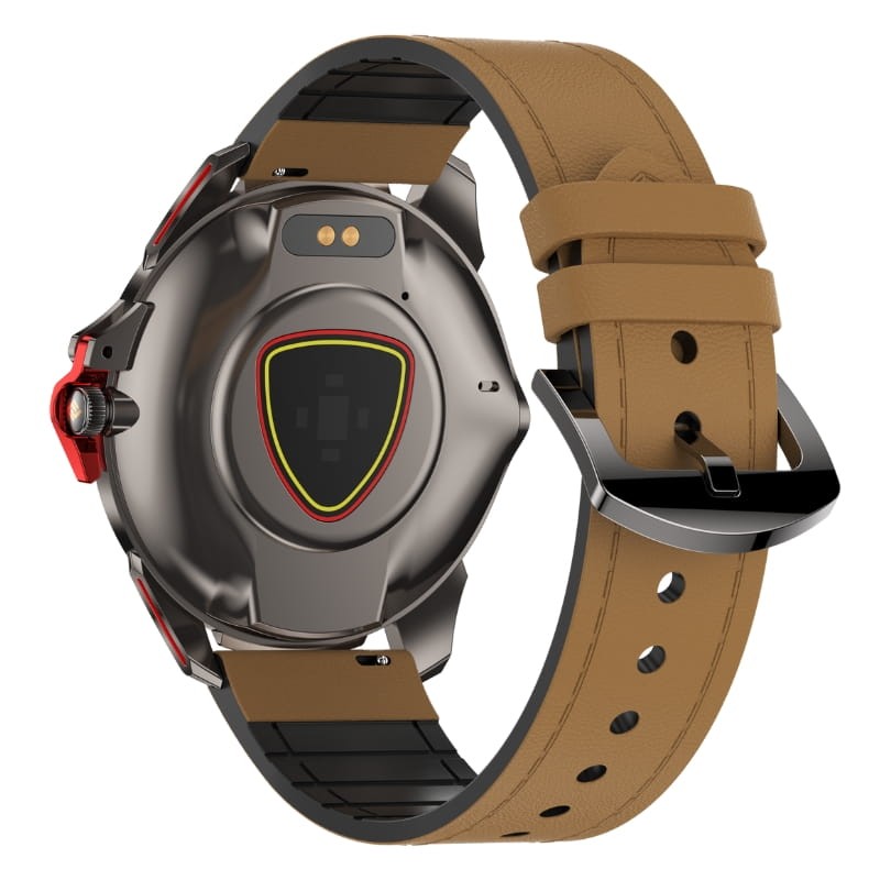 HX-No.1 Marron - Montre intelligente - vue arrière