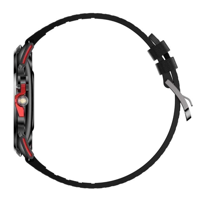 HX-No.1 Preto - Relógio inteligente - vista lateral